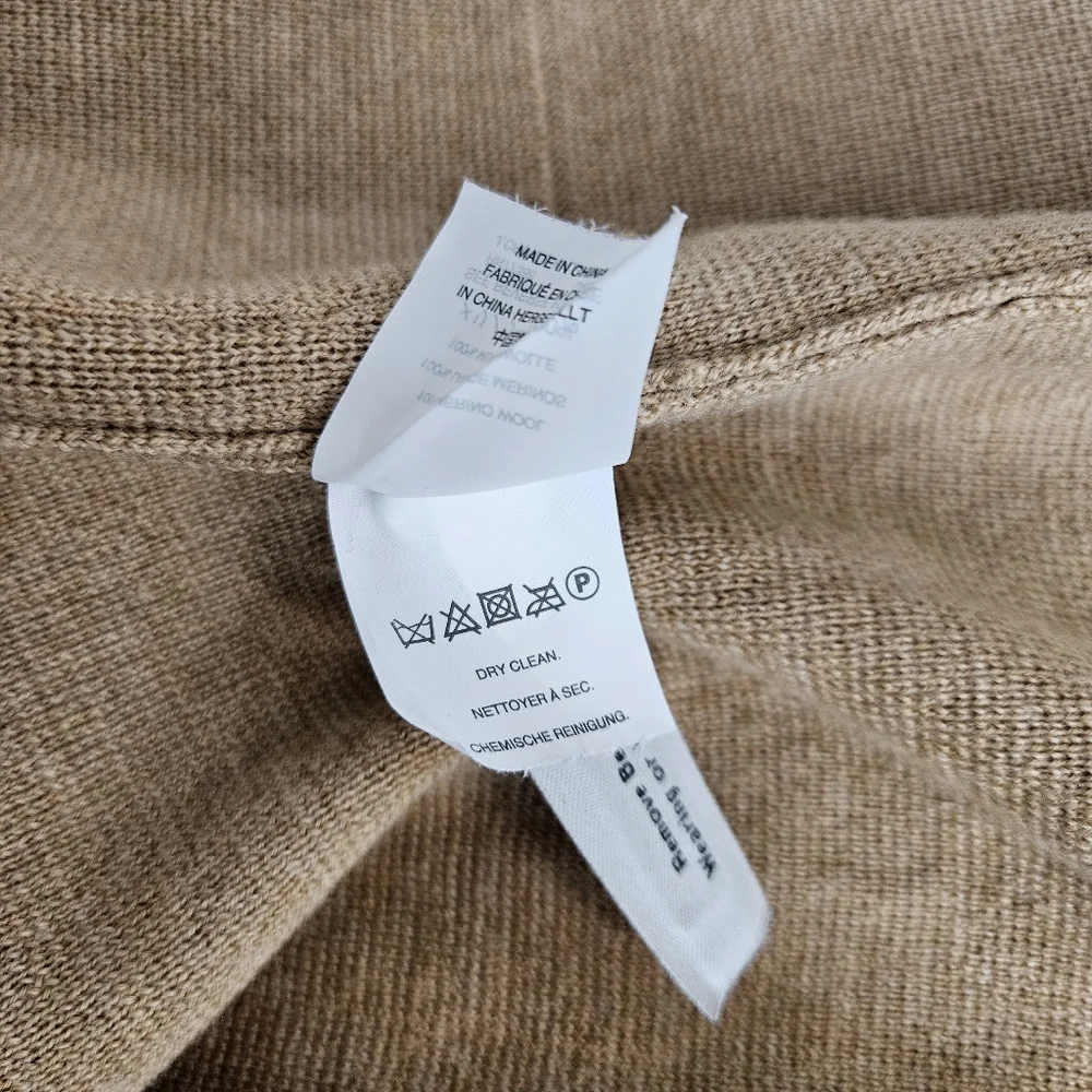 J. Crew Open-Front Sweater-Blazer in Tan XS